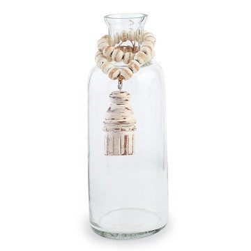 Tassel Bud Vase With Beads Mud Pie