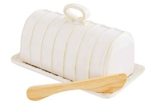 Stoneware Butter Dish Set  Mud Pie