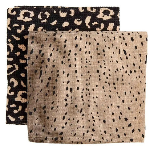 Mud Pie Gifts - Fawn Animal Print Towel Set