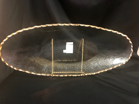 Fairbanks Oval Platter In Gold  Royal Standard