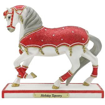 Holiday Tapestry Trail of Painted Ponies Enesco