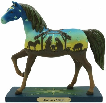 Away in The Manger Trail of Painted Ponies Enesco