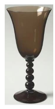 Candlewick Brown Water Goblet