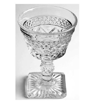 Cape Cod Clear Wine Goblet Claret