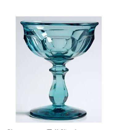 Old Williamsburg Azalea Blue High Sherbet