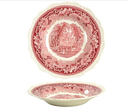 Pink Vista Mason Rim Soup