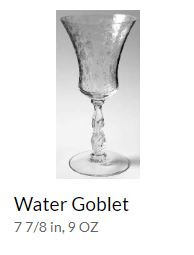 Chantilly Water Goblet