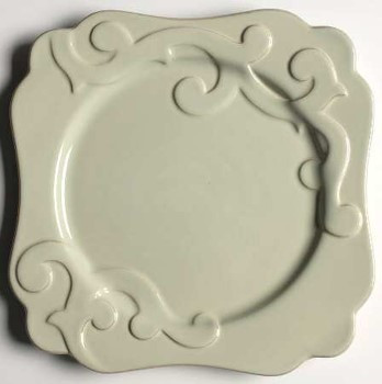 Arabesque Seafoam Round Salad Plate