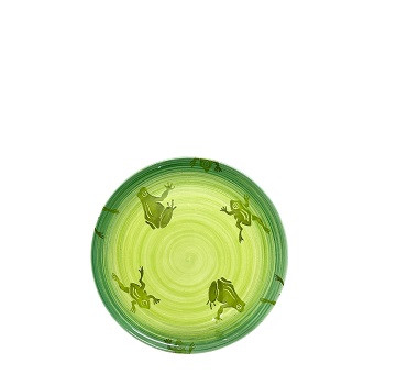 Green Frog Round Salad Plate - Casafina