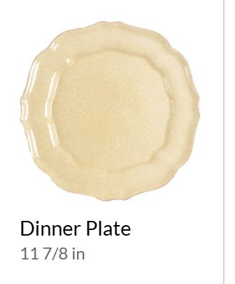Impressions Butter Dinner Plate - Casafina