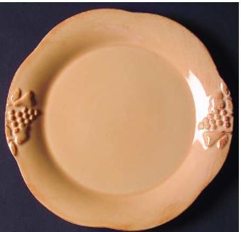 Madeira Harvest Salmon Round Salad Plate - Casafina