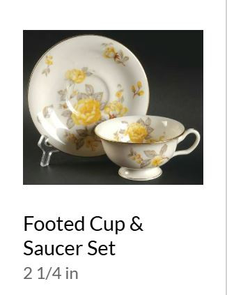 Mayfair Cup and Saucer - Castleton