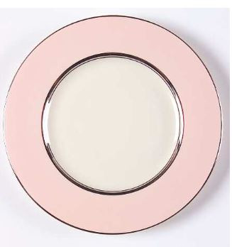 Shell Pink Bread and Butter Plate