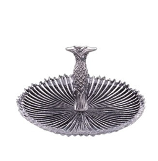 Pineapple 8 Inch Glacier Tidbit Tray Arthur Court Designs