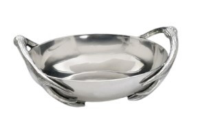 Antler Large Bowl 13.5 Inch Arthur Court Designs