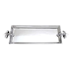 French Lily Oblong Tray Arthur Court Designs Scratched As Is