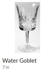Questa Astral Water Goblet