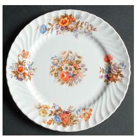 Summertime Round Salad Plate