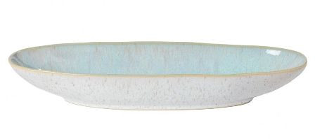 Eivissa Sea Blue Casafina Oval Platter 13 Inch