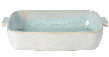 Eivissa Sea Blue Casafina Oval Baker 14 Inch