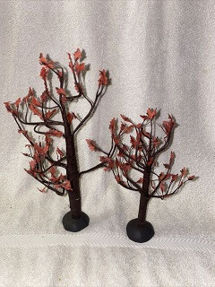 Autumn Trees Set Of 4 Village   Department 56