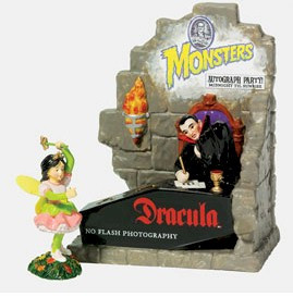 Original Snow Village - Autographs With Dracula Hall - Department 56 Village