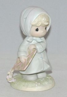 March Birthday Girl With Kite - March Birthday Girl With Kite Precious Moments