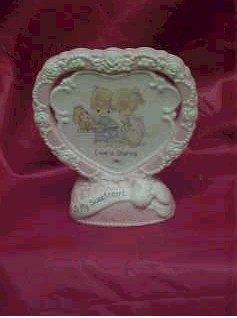 Boy Girl With Dogs Plaque Retired Precious Moments