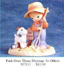 Fork Over Those Blessings - Precious Moments - Enesco