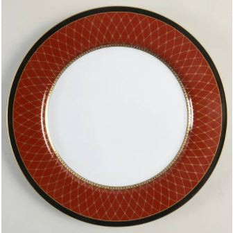 Chaumont Cinnabar Fitz And Floyd Dinner Plate