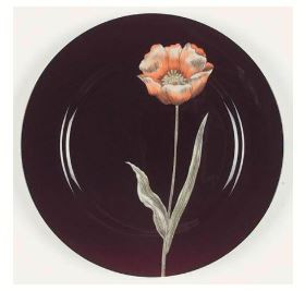 Midnight Poppy Fitz and Floyd Dinner Plate