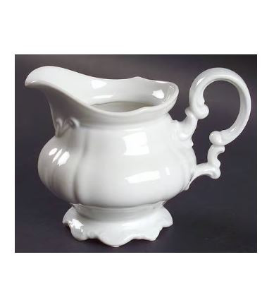 Sylvia White Hutschenreuther Creamer