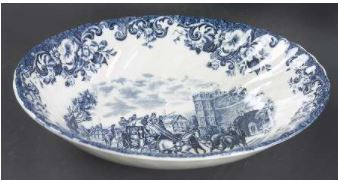 Coaching Scenes Johnson Brothers Oval Vegetable