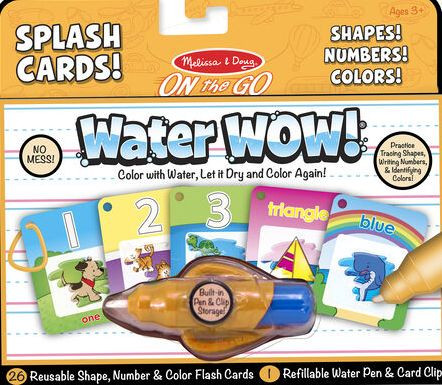 Water Wow Splash Cards Shapes  Numbers And Colors Melissa An