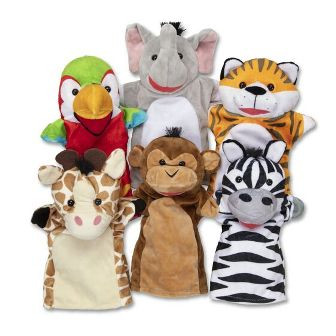 Melissa And Doug Safari Buddies Hand Puppets