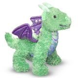 ZEPHYR DRAGON STUFFED ANIMAL - ZEPHYR DRAGON  STUFFED ANIMAL  MELISSA AND DOUG