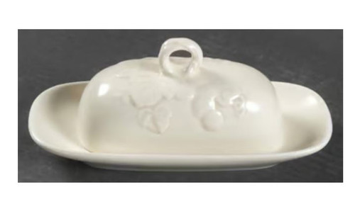 Antique Grape Covered Butter and Lid
