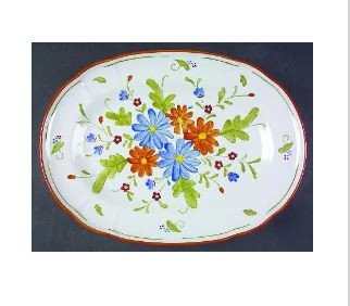 Bouquet Medium Oval Platter