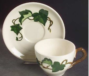 California Ivy Cup and Saucer
