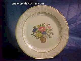 Flower Basket Dinner Plate