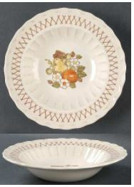 Fruit Basket Metlox Rim Soup Cereal