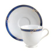 Sapphire Nikko Cup And Saucer