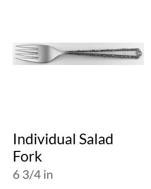 Cherie Salad Fork Oneida Stainless