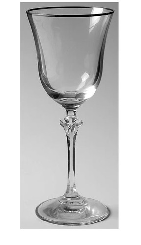 Tosca Platinum Oneida Water Goblet