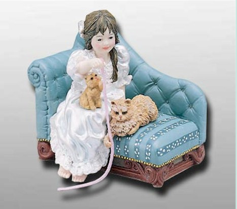 PLAYFUL KITTEN SANDRA KUCK FIG - PLAYFUL KITTEN SANDRA KUCK FIGURINE
