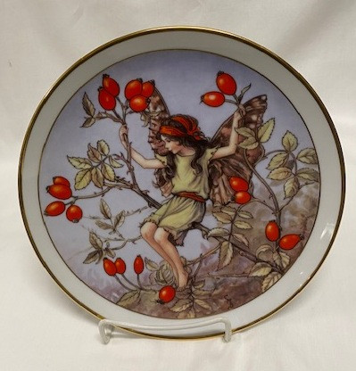 Rose Hip Fairy Plate 1990 Issue Reco