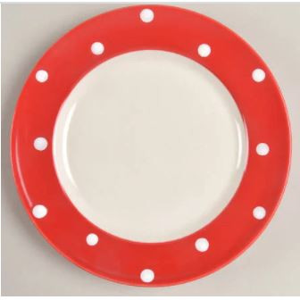 Baking Days Spode Red Salad  Plate