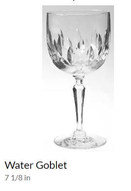Carlyle Tiffin Water Goblet