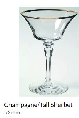 Delphi Gold Tiffin Sherbet