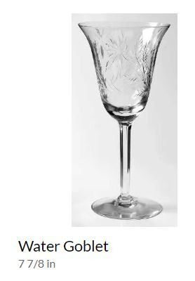 Ecstasy Tiffin High  Water Goblet